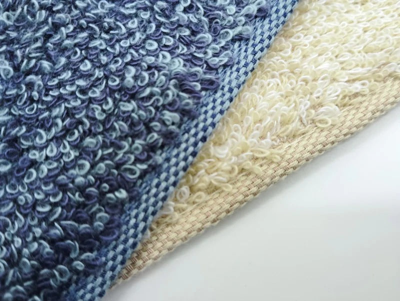アクティオ 刺繍ミニタオルセット(アイボリー、ネイビーブルー)