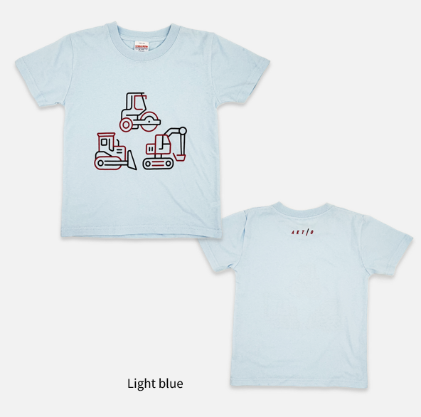アクティオオリジナルTシャツ　ラインアート（キッズ）