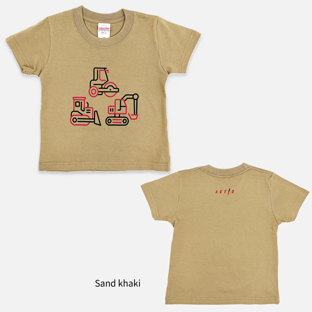 アクティオオリジナルTシャツ　ラインアート（キッズ）